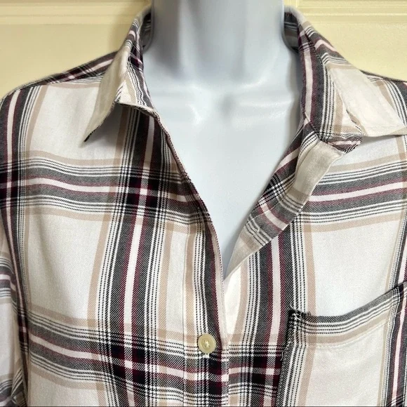 OLD NAVY‎ BOYFRIEND BUTTON DOWN LONG SLEEVE TUNIC WOMEN’S SHIRT SIZE S - Picture 5 of 15